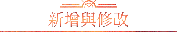 新增與修改